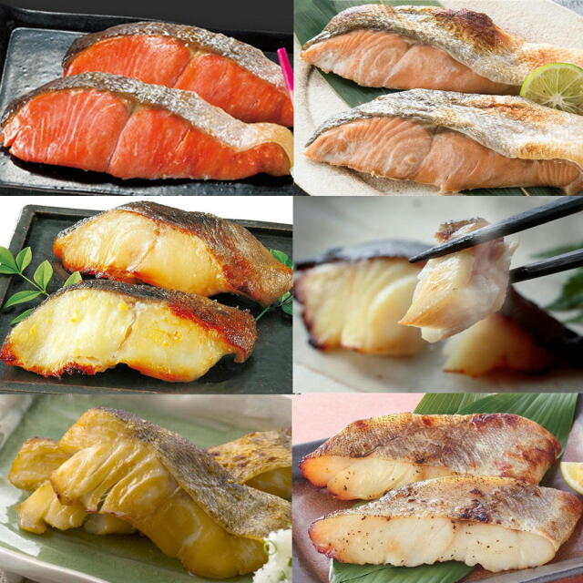 根室商業協同組合　鮭２種とまだら４種セット