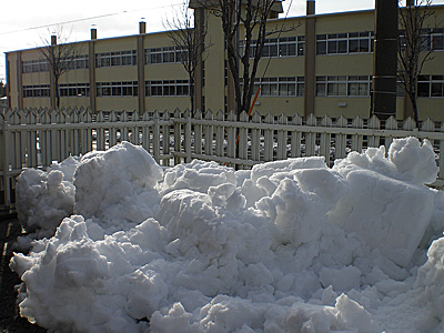 4月の吹雪